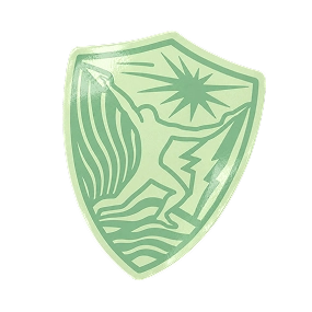 Shield sticker
