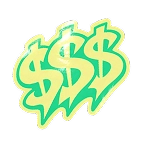 $$$ sticker